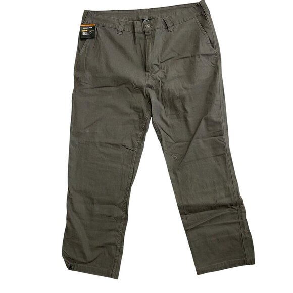 NEW Colorado Clothing Men's 42x32 Canvas Pants Utility Pockets Stretch Gray - Picture 3 of 10
